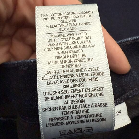 Joes Jeans Women 29 High Rise Wide Leg Cuffed Trixie Don't Worry Dark Wash Denim - Picture 7 of 11